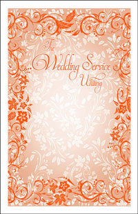 Wedding Program Cover Template 11D - Graphic 3